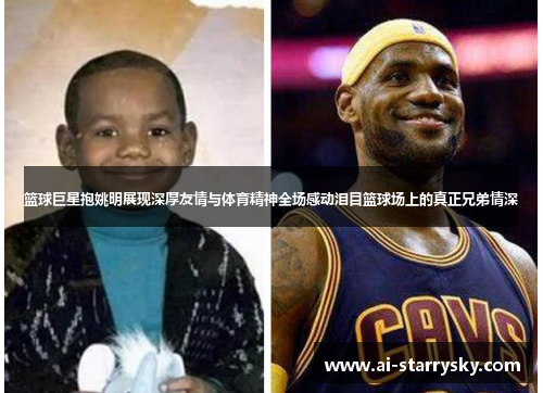 篮球巨星抱姚明展现深厚友情与体育精神全场感动泪目篮球场上的真正兄弟情深